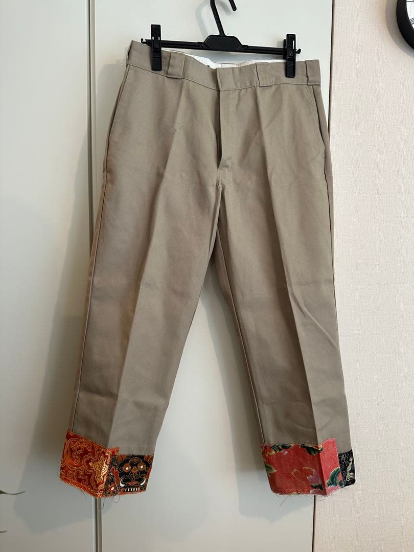 アイジュンヤワタナベコムデギャルソンマン22SS ×Dickies ワークパンツ