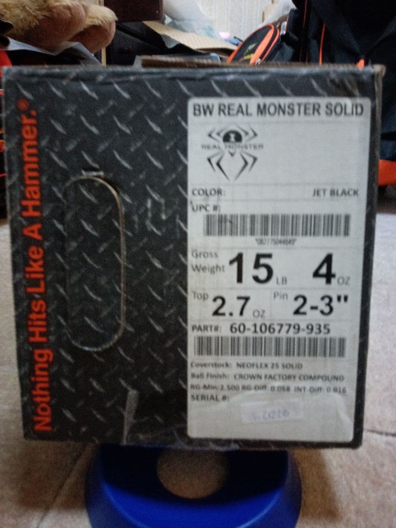 ハンマー社 ブラックウィドー・リアルモンスター・ソリッド １５ポンド４オンス