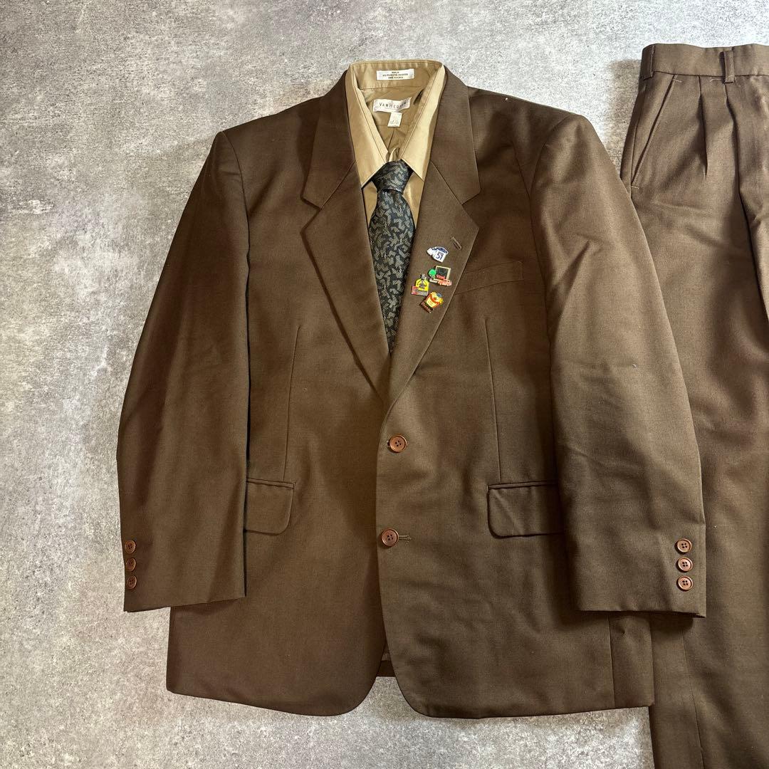 セットアップ ダブルスーツ 成人式 入学式 ピンズ vintage no.105