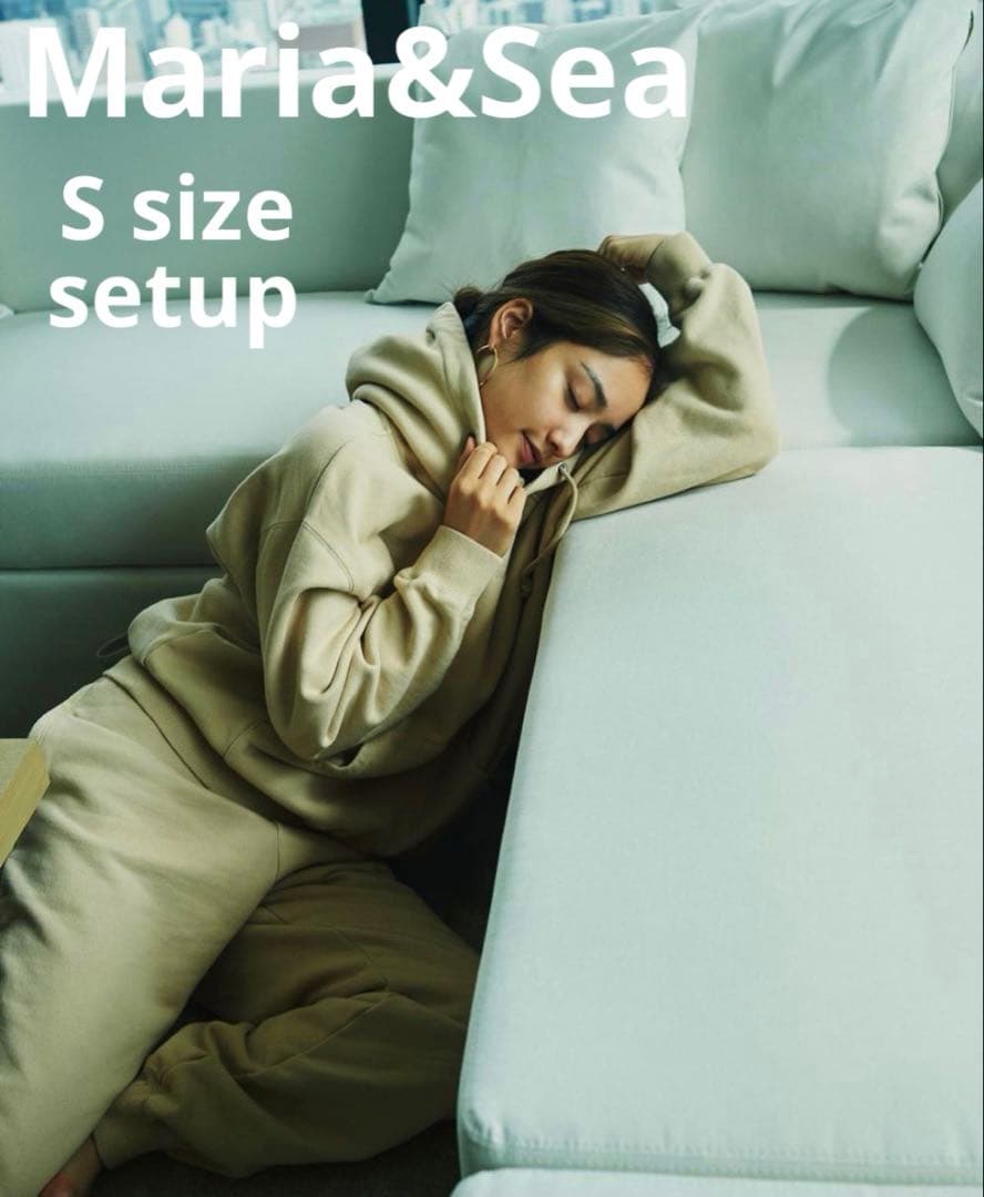 WIND AND SEA × 谷まりあ コラボ パーカー セットアップ ベージュ