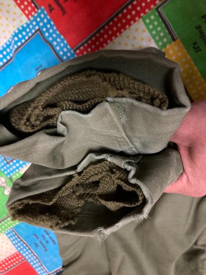 Masashius navy A-2 デッキジャケット コンマージッパー