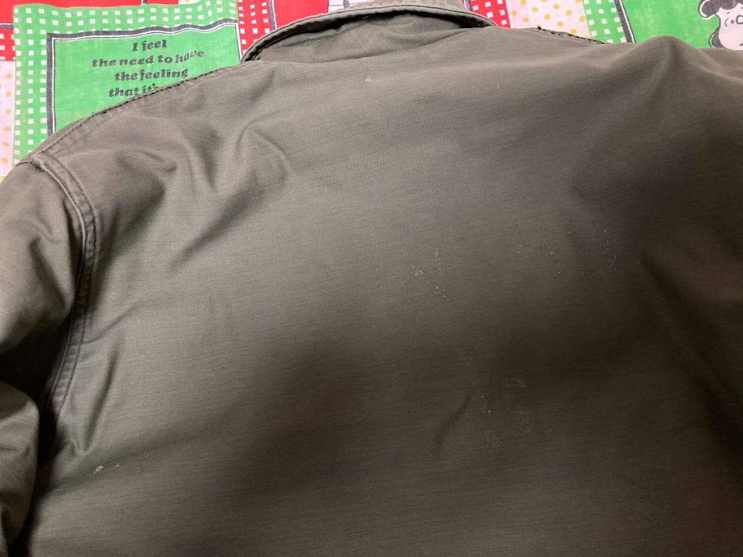 Masashius navy A-2 デッキジャケット コンマージッパー