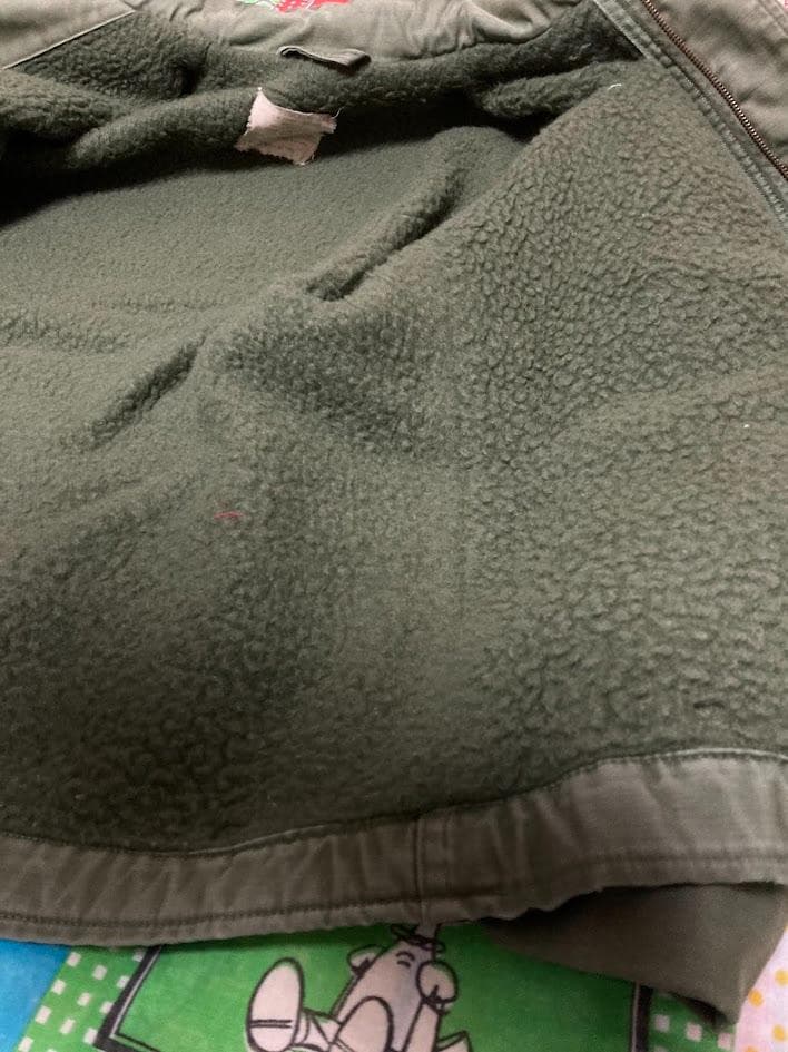 Masashius navy A-2 デッキジャケット コンマージッパー