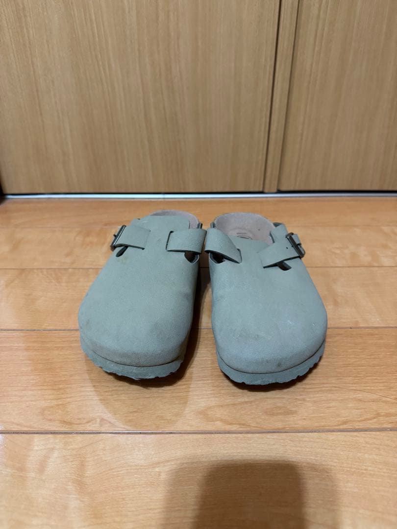 BIRKENSTOCK ビルケンシュトック ボストン ヴィーガンカーキ 37