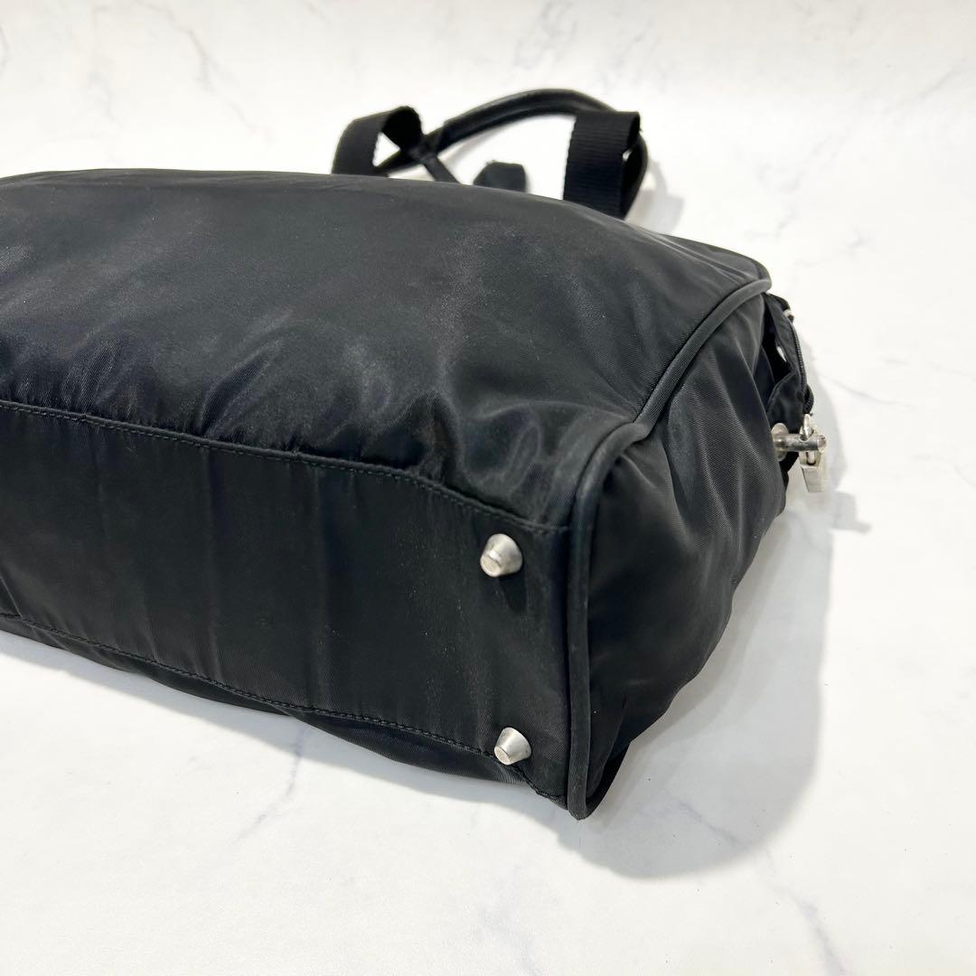 【美品】PRADA プラダ　トートバッグ　ブリーフケース　ビジネスバッグ　黒