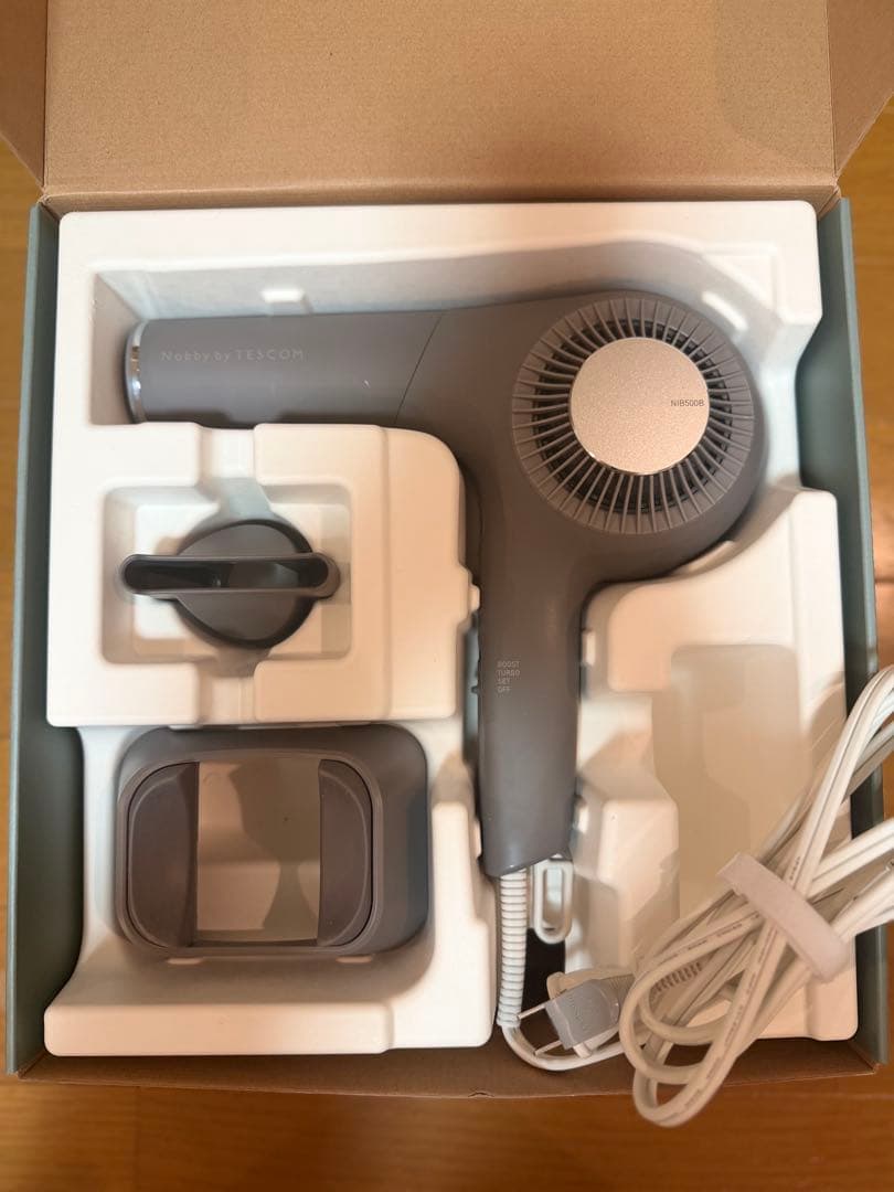 Nobby by TESCOM ヘアドライヤー NIB500B スモーキーグレー