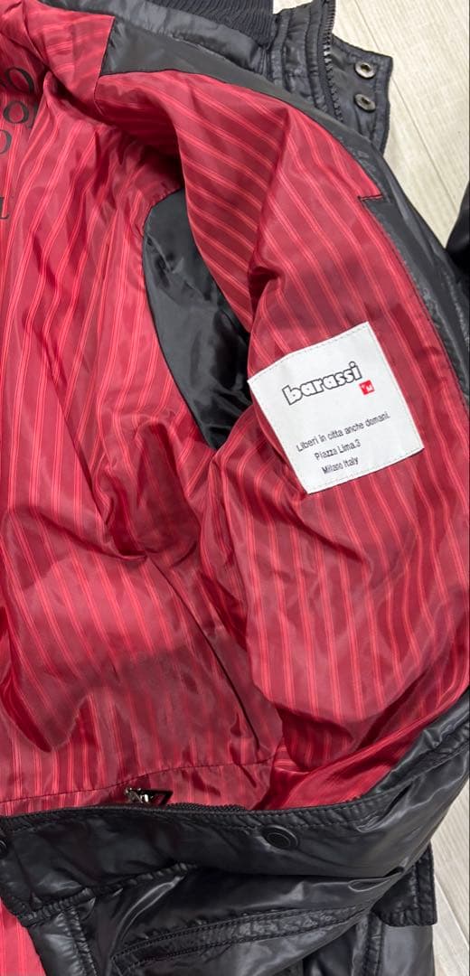 【極美品希少!! 】バラシbarassi ダウンジャケット ベルト 48 L