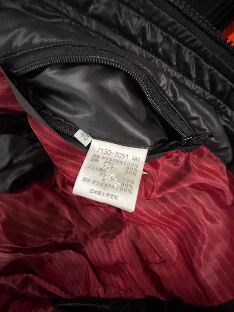 【極美品希少!! 】バラシbarassi ダウンジャケット ベルト 48 L