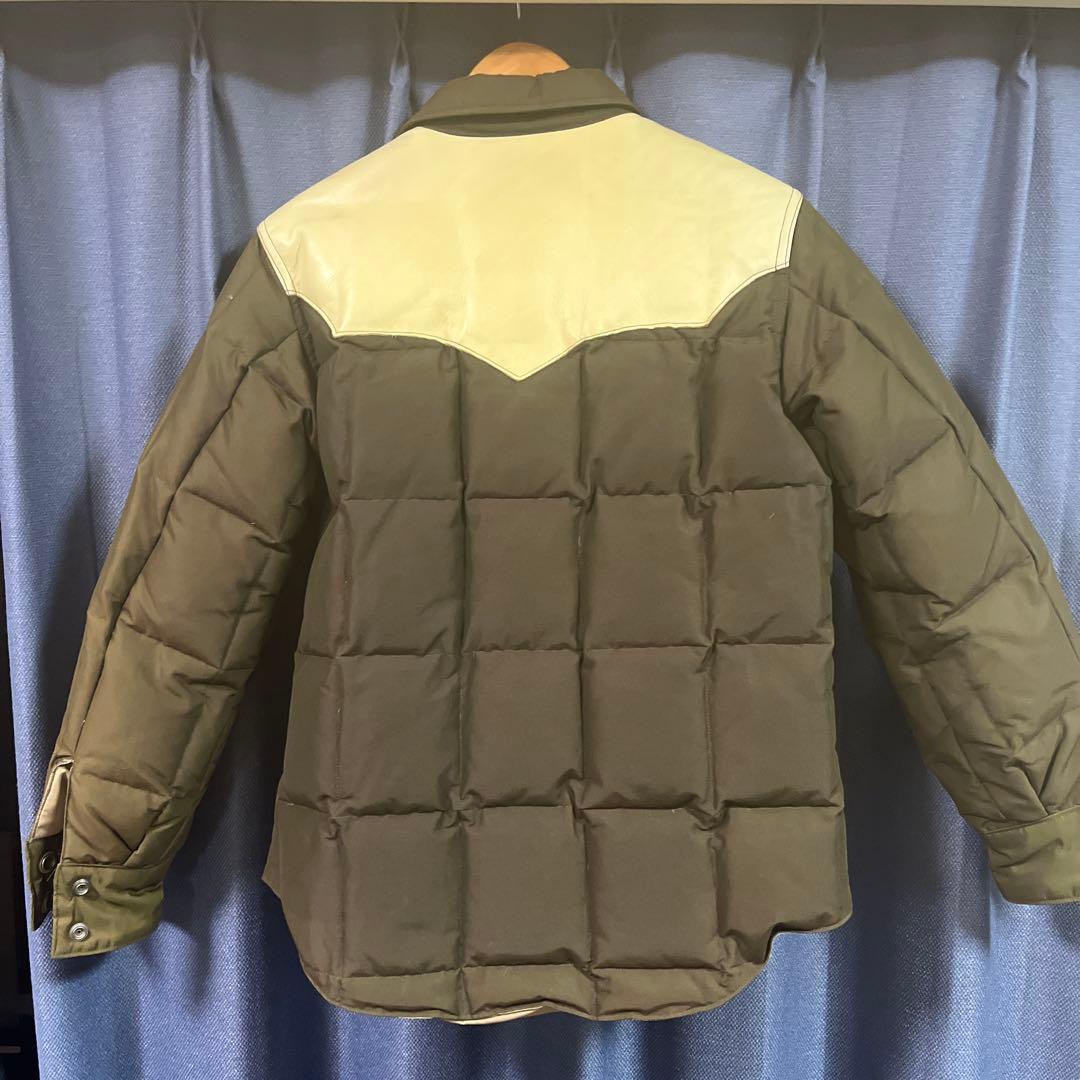 シュガーケーン レザーヨークダウンジャケット SUGAR CANE S ダウン