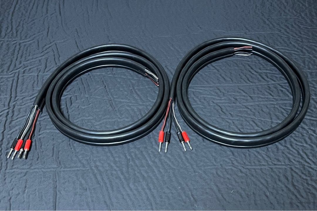 LINN K400 スピーカーケーブル 2mペア 純正バナナプラグ付き