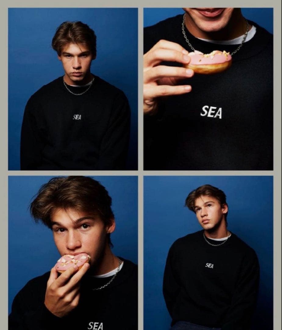 トップス WIND AND SEA Cotton Cashmere Knit Black