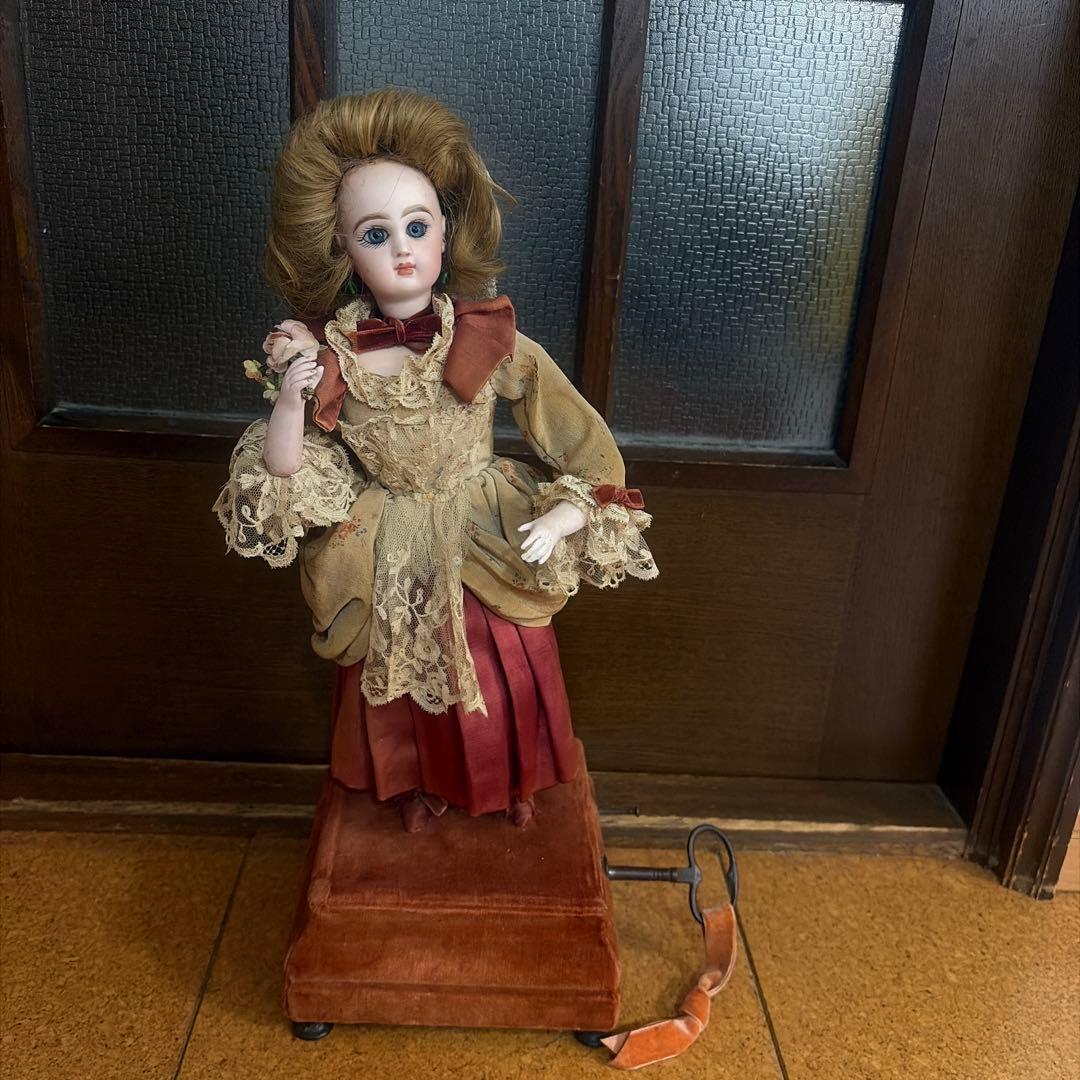 桃*）様 アンティークドール　オルゴール