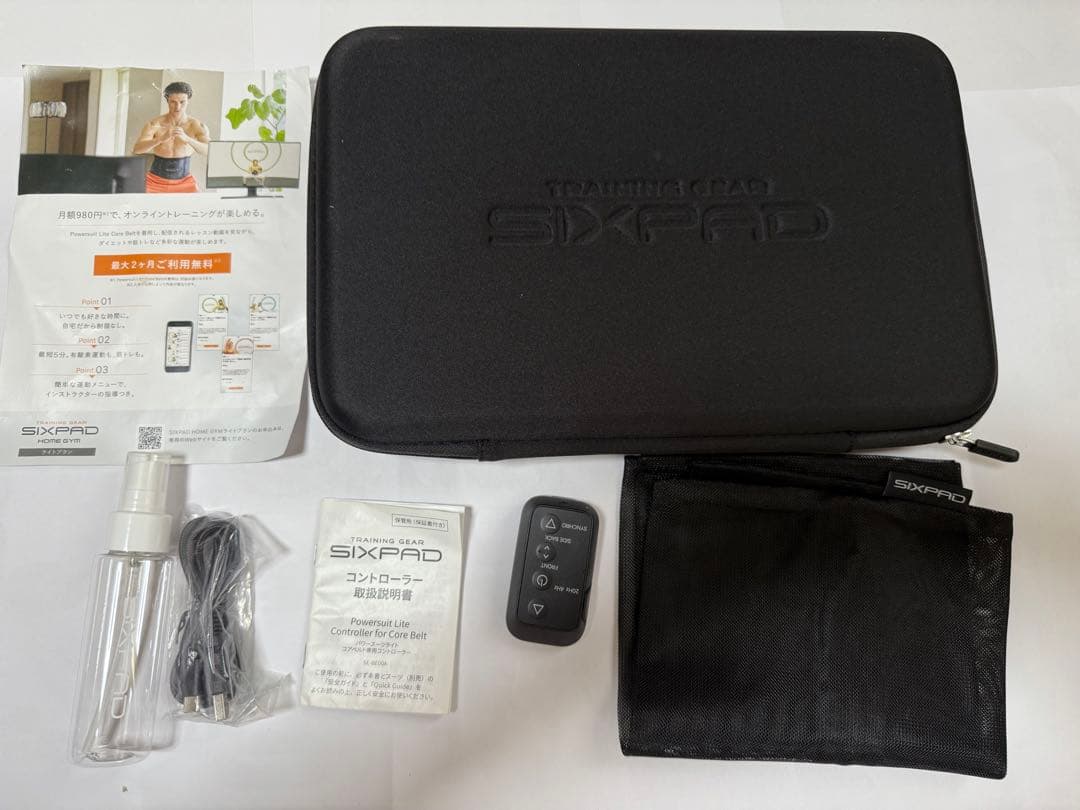 美品、シックスパッド　SIX PAD パワースーツコアベルト　Ｌサイズ