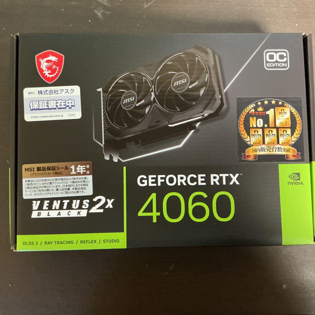 MSI GeForce RTX 4060 VENTUS 2X OC グラボ