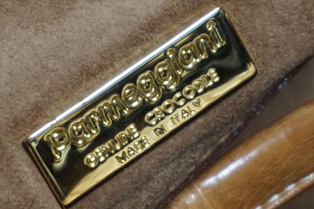 Franco Parmeggiani エキゾチックレザー 2WAYハンドバック