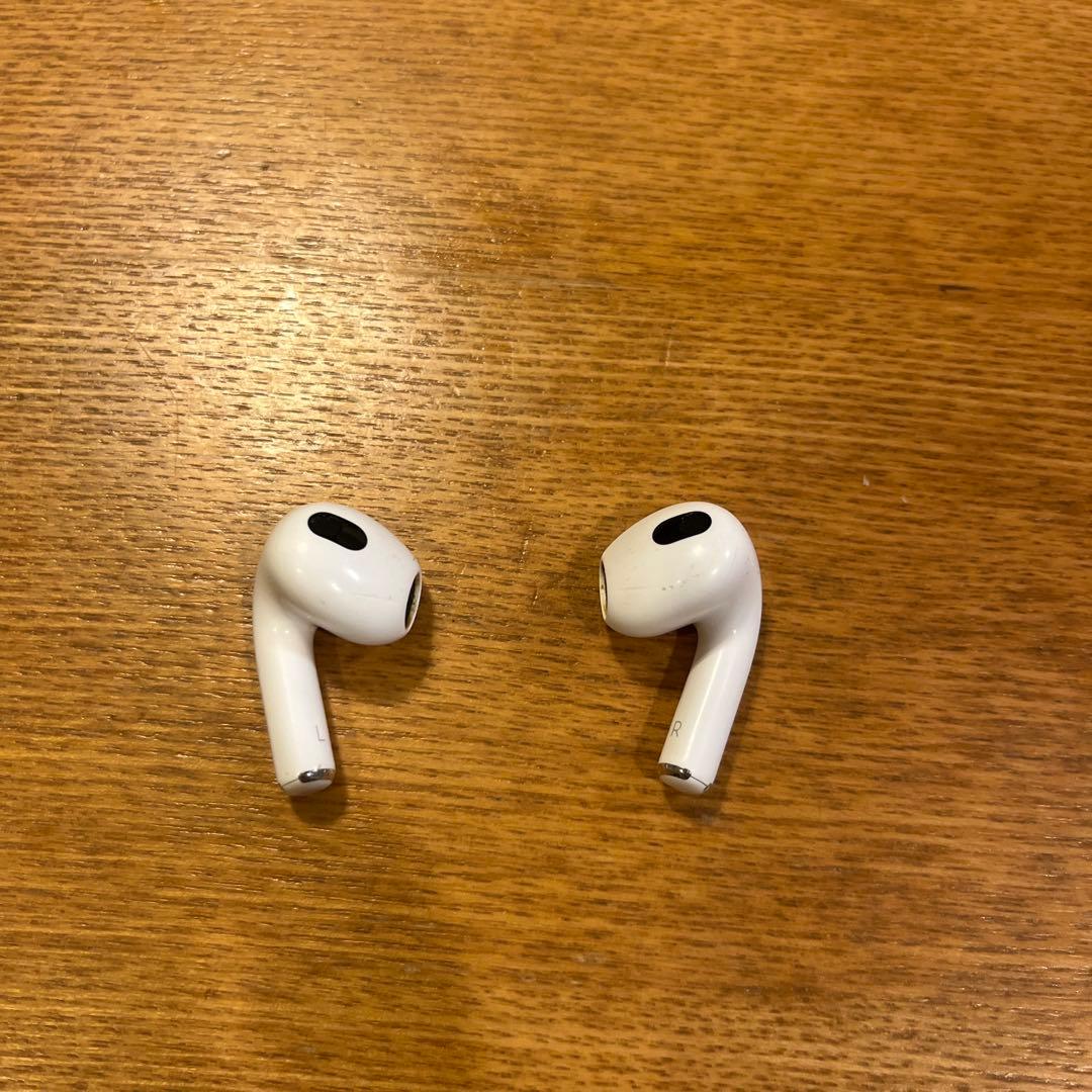 【純正品、元箱付き】AirPods第3世代本体 元箱付き　iFaceケース付き