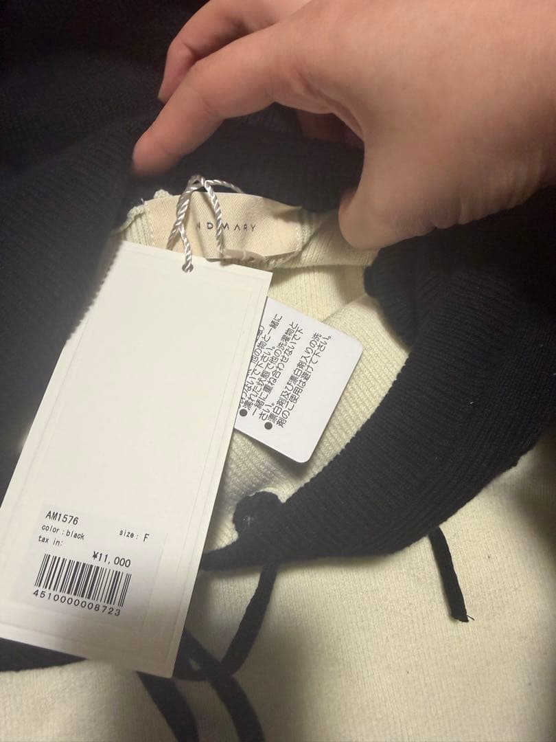 トップス andmary Letter mary logo tops