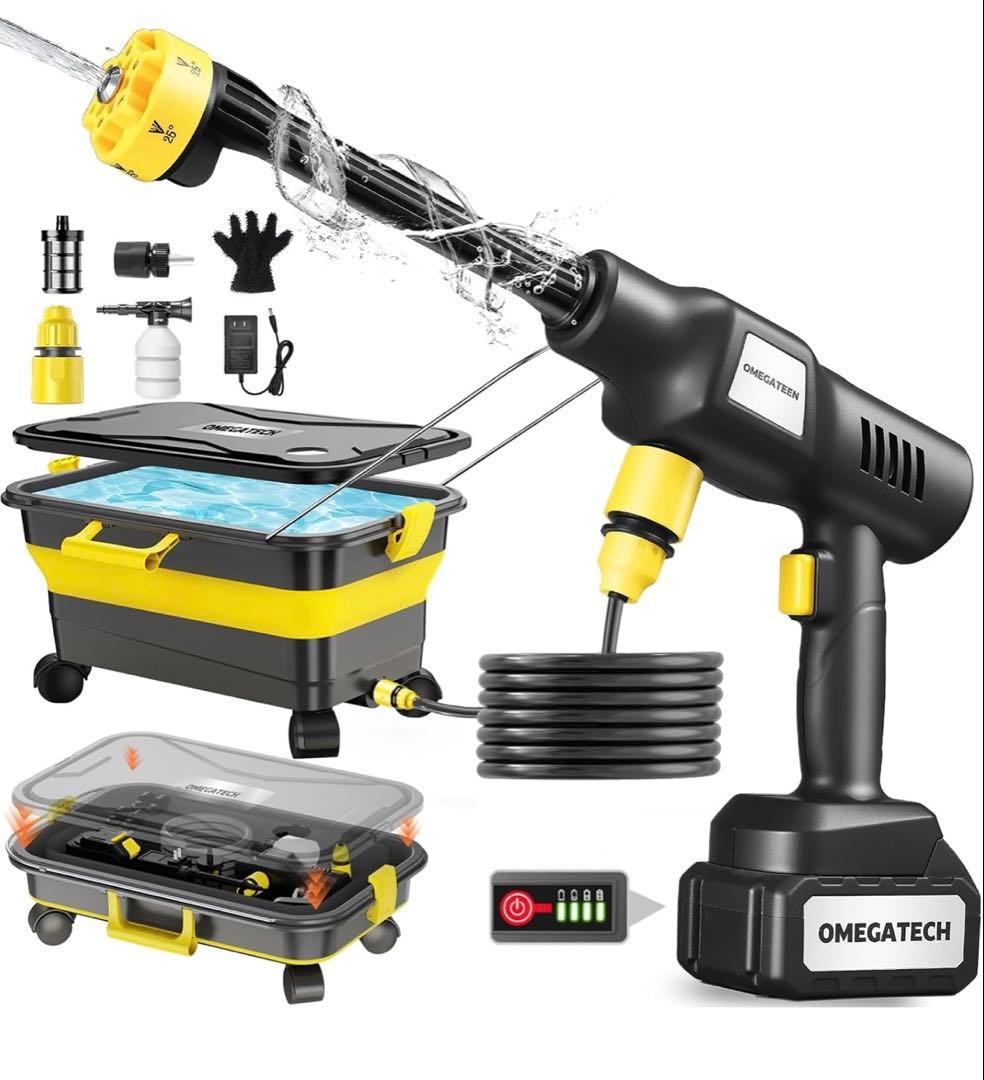 【国内洗浄店監修】キャスター付コードレス高圧洗浄機｜正規モデル