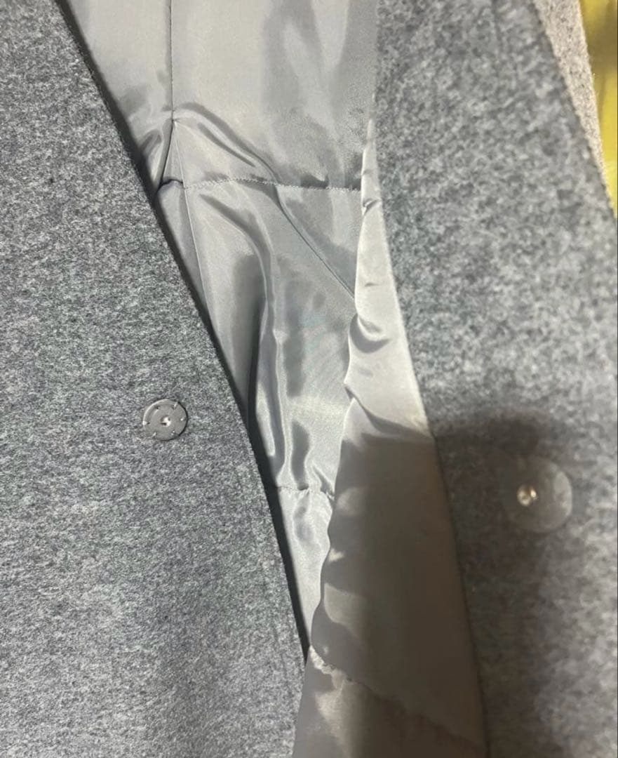 S様　ヌル　null. フラワースリーブ　ショート　ジャケット　グレー　コート