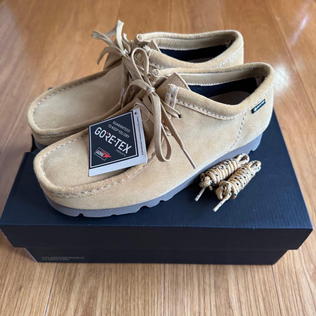 【最終値下げ】Clarks ワラビー GORE-TEX モカシン ベージュUK6