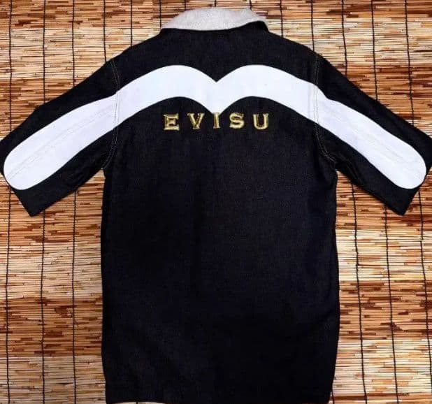 エビス　デニム　ジャケットコート L 大 カモメ 白