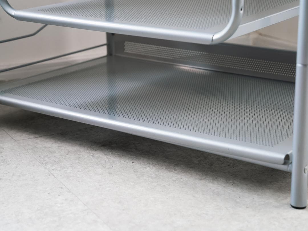 80-90's vintage パンチングメタル テーブル/TVボード モダン