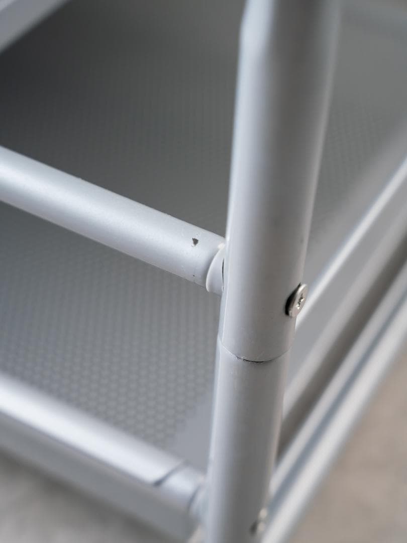 80-90's vintage パンチングメタル テーブル/TVボード モダン