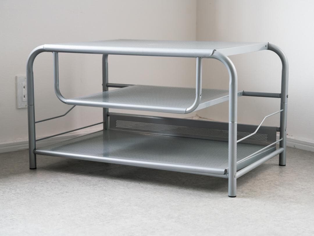 80-90's vintage パンチングメタル テーブル/TVボード モダン