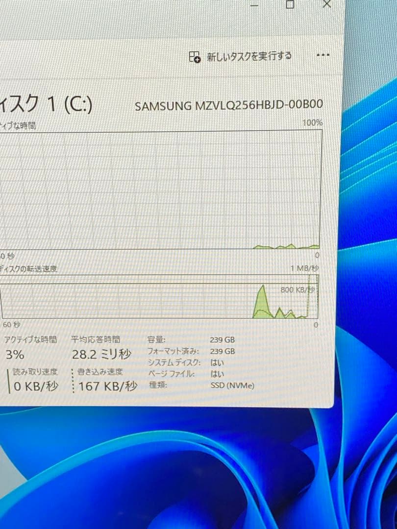 Windowsデスクトップ ESPRIMO FH90/F3 i7-1165G7 16GB 256GB 4TB