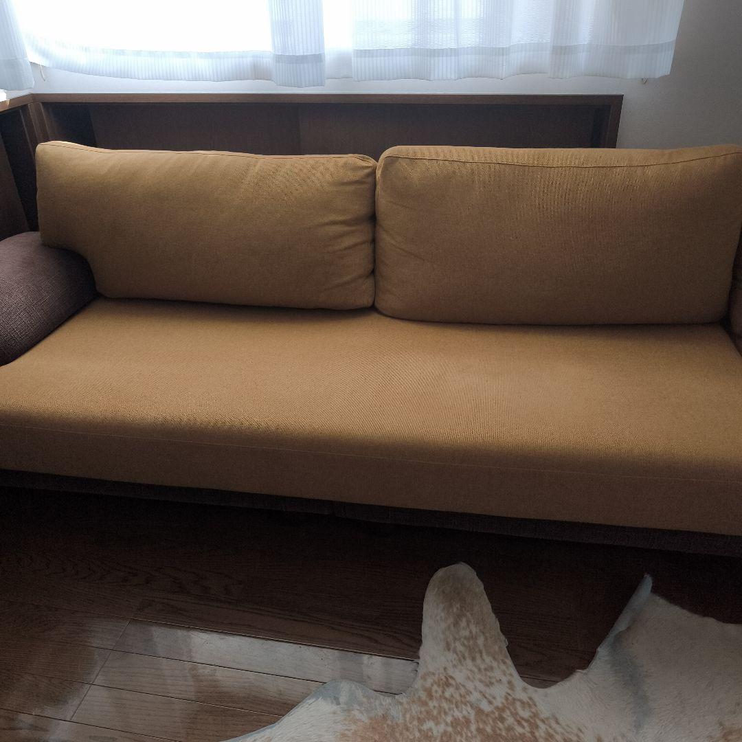 【3/2までの出品】オーダーソファblocco☆3Pソファ①右肘置き