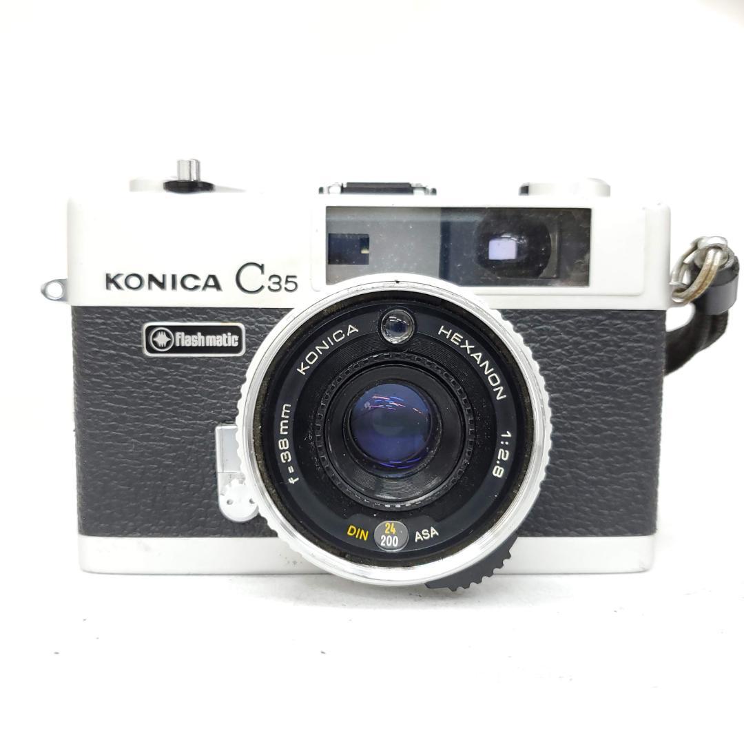 フィルムカメラ KONICA C35 Flash matic F1225-210-3p p