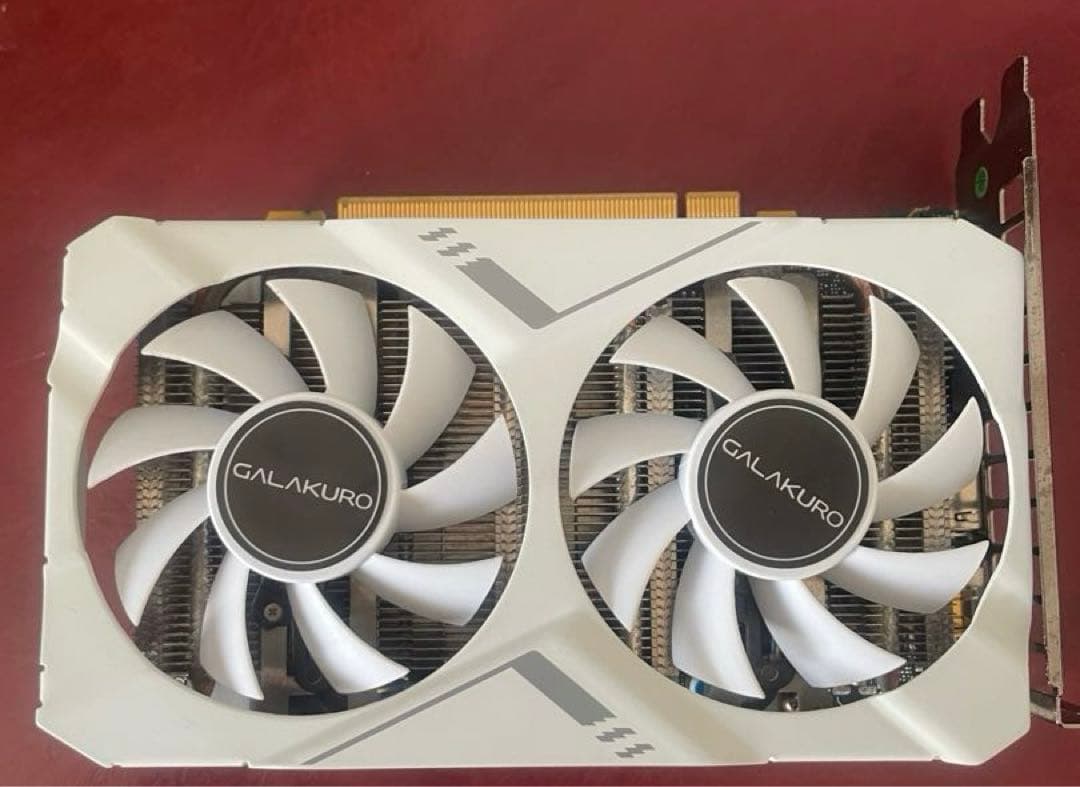 【ジャンク】GALAKURO GeForce RTX2060 WhiteMINI