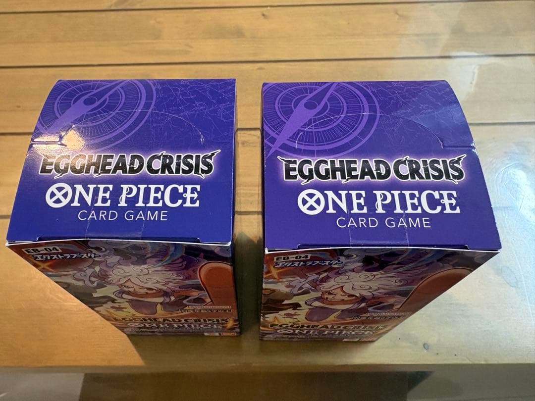 ワンピースカード EB04 エッグヘッドクライシス 未開封品 テープ付き2箱