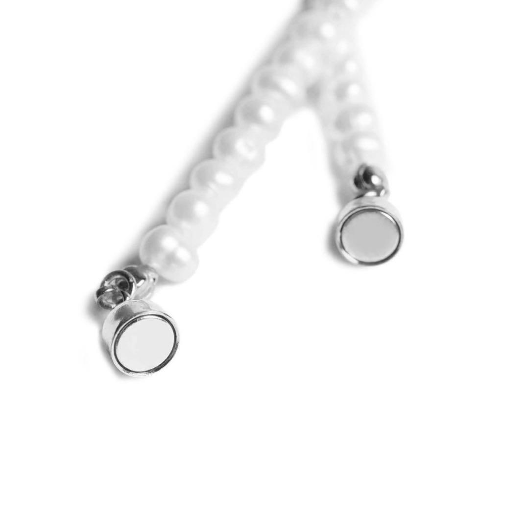 【最終値下げ】JeRagen パールネックレス シルバー　ミラー セット