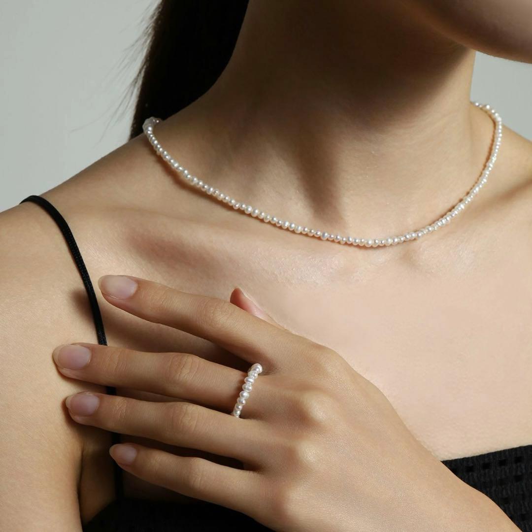 【最終値下げ】JeRagen パールネックレス シルバー　ミラー セット