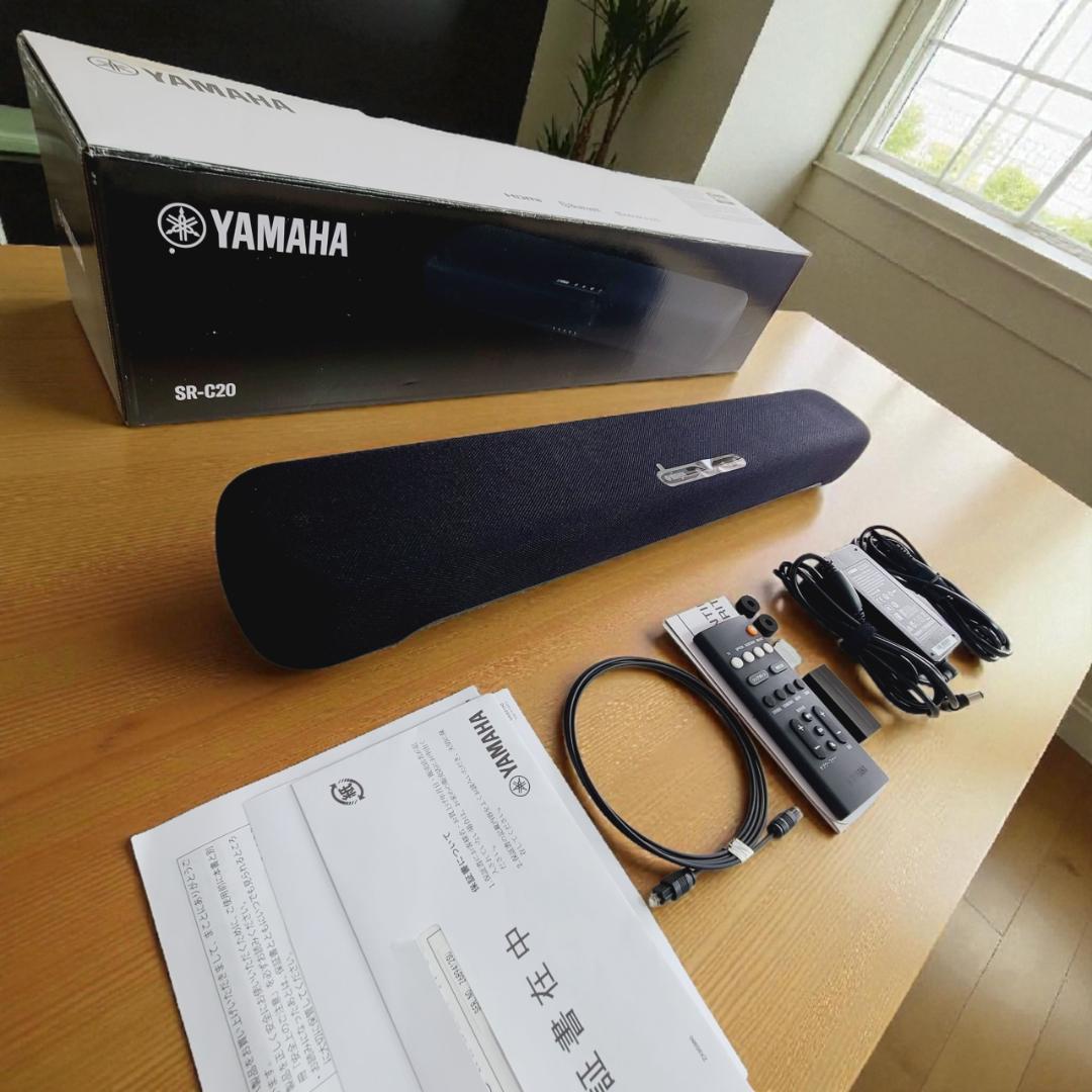【極美品】YAMAHA SR-C20A コンパクトサウンドバー ブラック ヤマハ