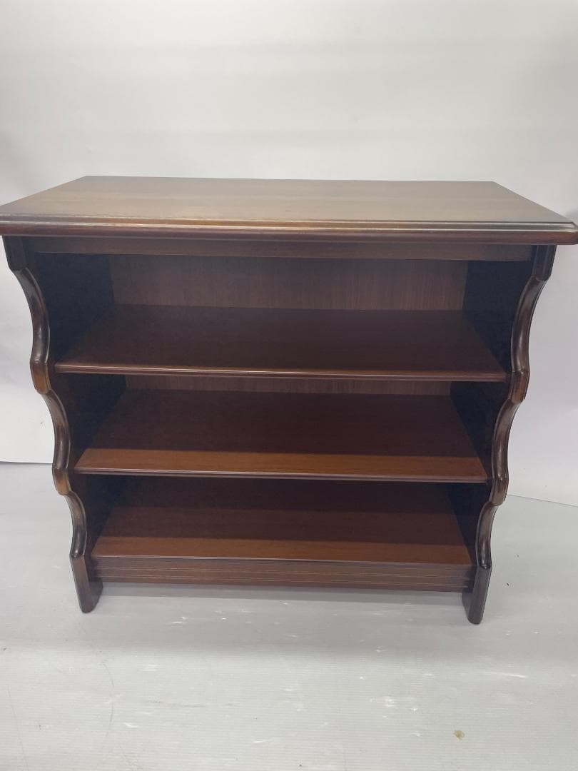 karimoku ダークブラウン シェルフ 3段　09c12