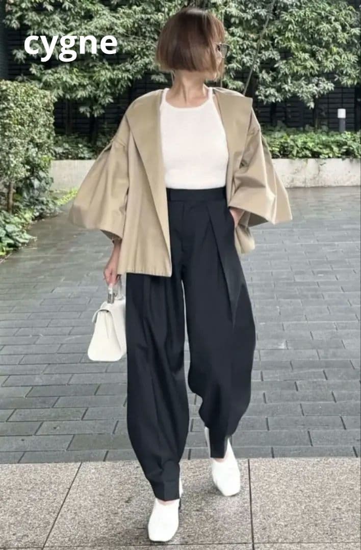 シーニュ cygne チノショートコート