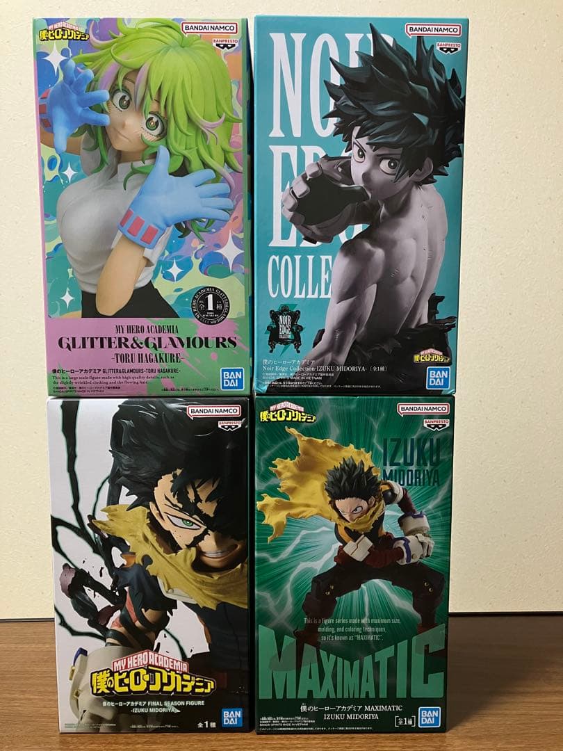ヒロアカ　プライズフィギュア4体