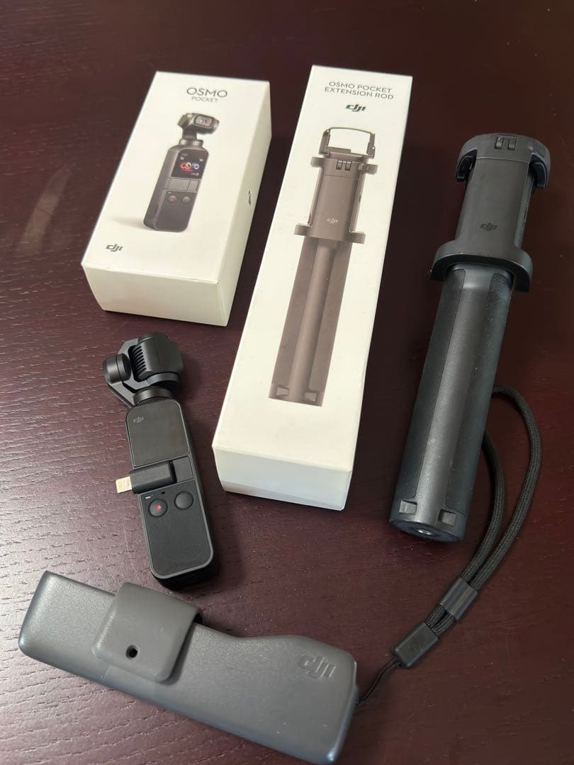 DJI OSMO POCKET 延長ロッド付き