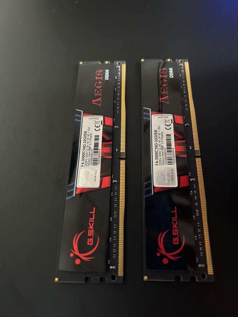 r*o様 G.SKILL DDR4-3000 CL16 16×2 32G