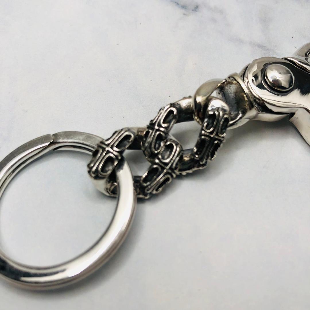 シルバー925 キーリング　キーホルダー　クロス　プラス　人気　３－１