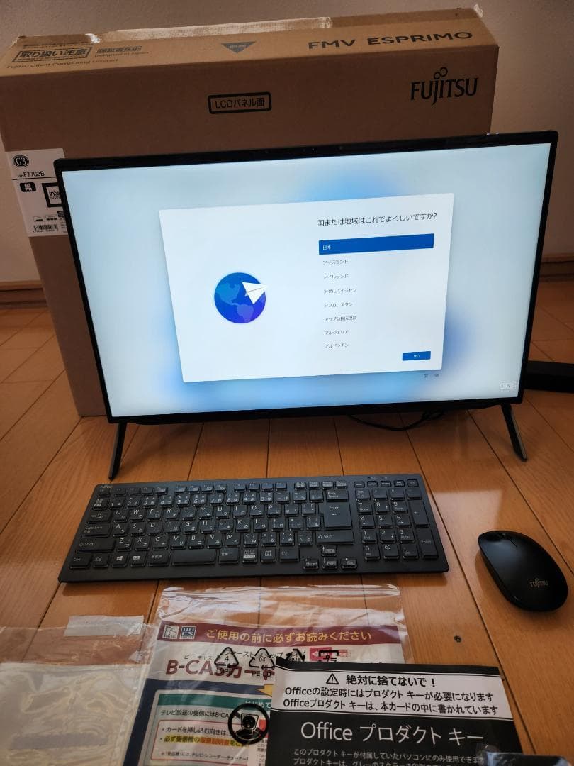 富士通 FMVF77G3B デスクトップパソコン