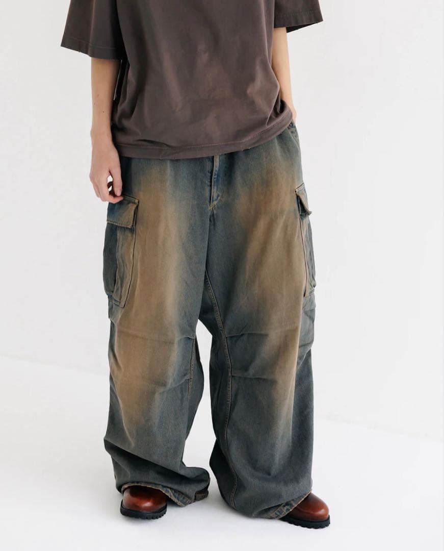 パンツ CLESSTE VINTAGE DYED SELVEDGE DENIM M-51