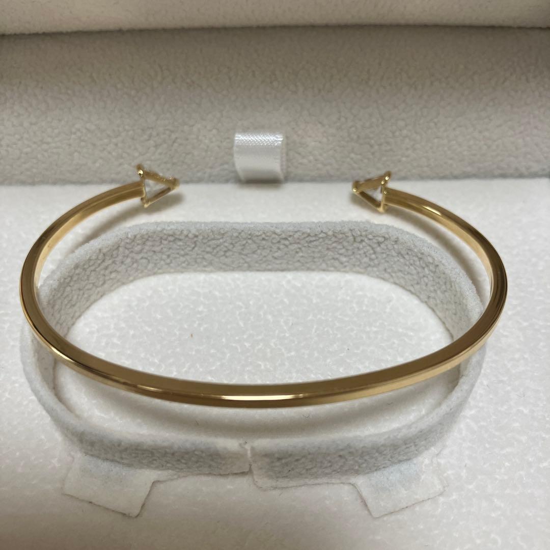 ドゥーズィエムクラス ラアイナ　TRIANGLE TOPAZ CUFF K18