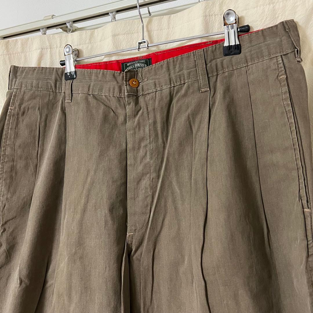 POLO COUNTRYラルフローレン　チノストレートパンツ ポロカン