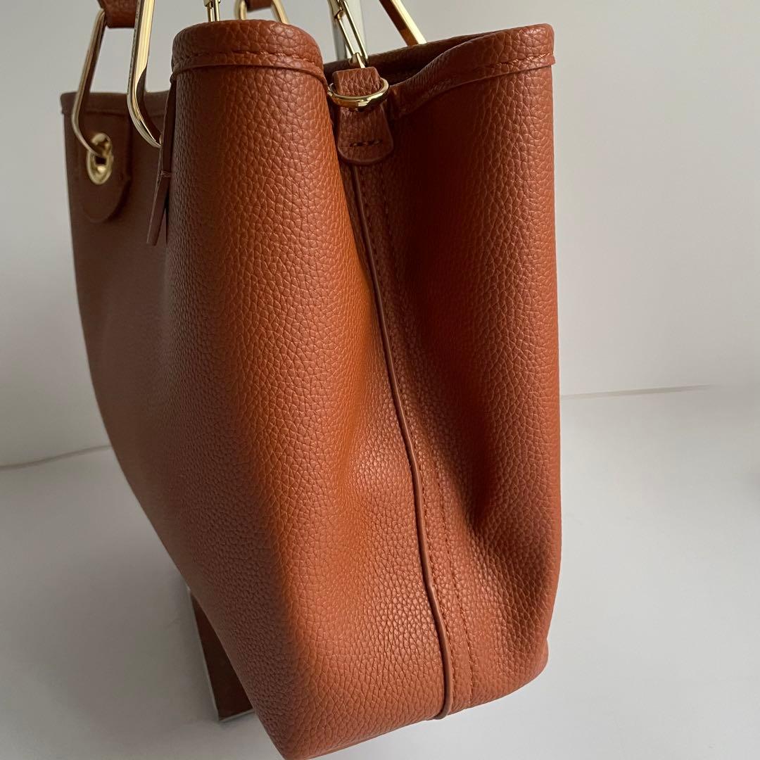 ✨️未使用保管✨️ Emporio Armani ショルダーバッグ　ブラウン