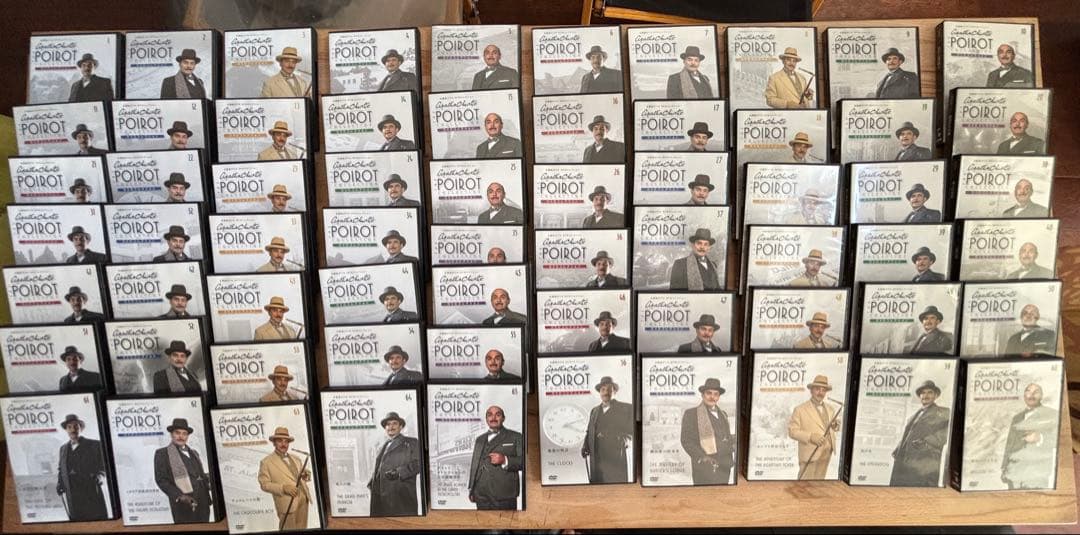 名探偵ポアロ　DVDコレクション　デアゴスティーニ　65巻セット