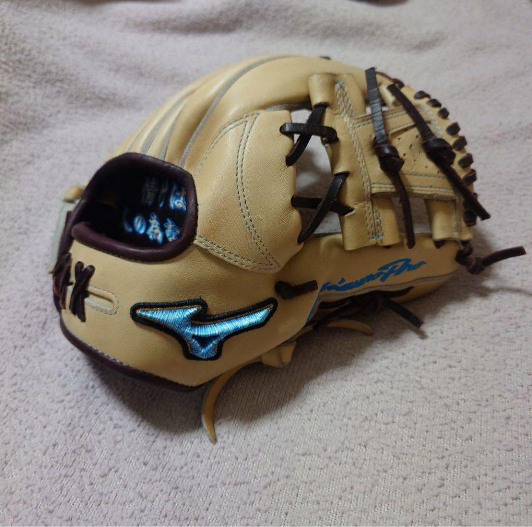 【Mizuno Pro】 ダイバーシティブルー 軟式グローブ オーダーAXI型