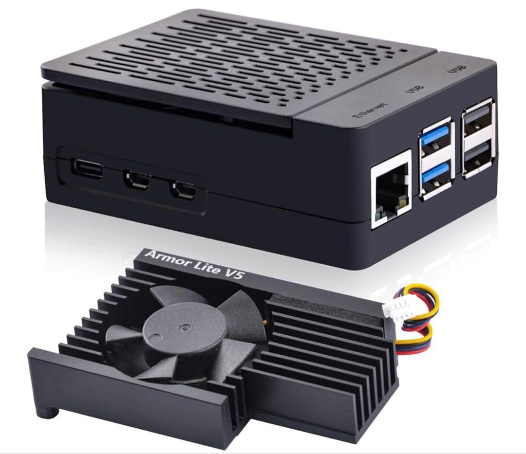 Raspberry Pi 5 4GB ラズベリーパイ5 (ケース付き)